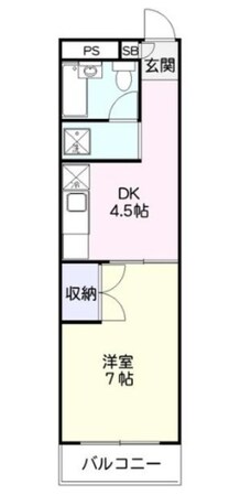 アップルハイツ壱番館の物件間取画像